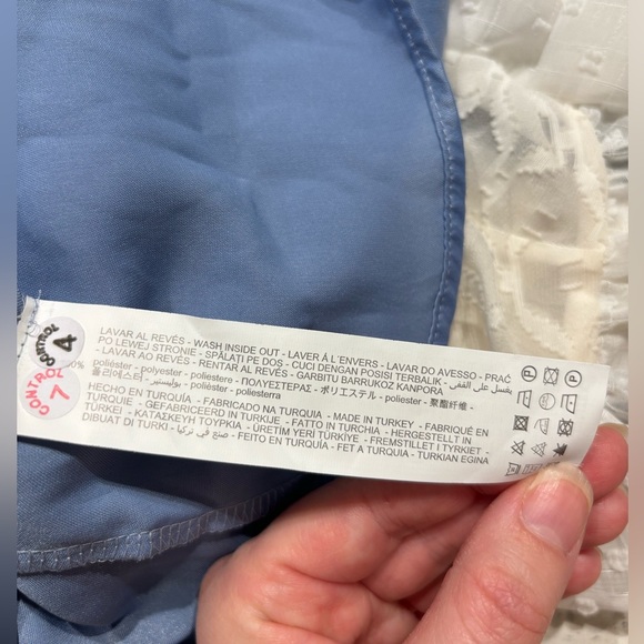 Zara Blue Blouse - Picture 8 of 8